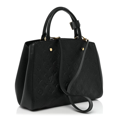 Louis Vuitton Empreinte Montaigne MM Black 3 of 9