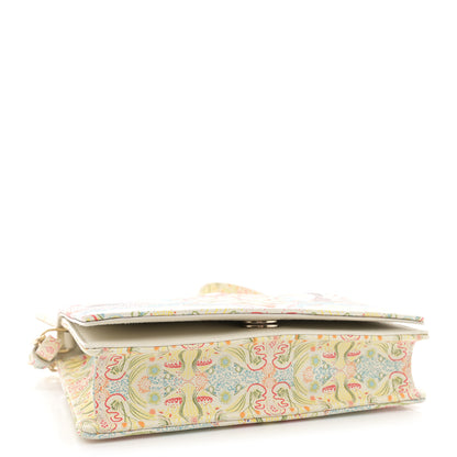 Christian Dior Calfskin Printed Dior In Lights Lady Dior 2-In-1 Pouch Latte Multicolor 4 of 10