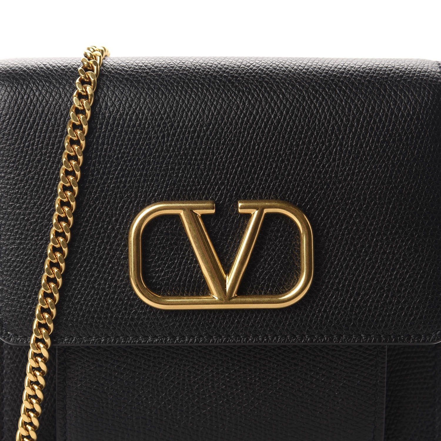Valentino Garavani Calfskin VLogo Crossbody Bag Black 9 of 10