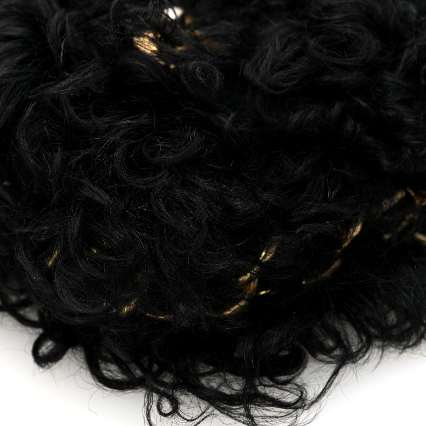 Fantasy Fur CC Mini Flap Bag Black