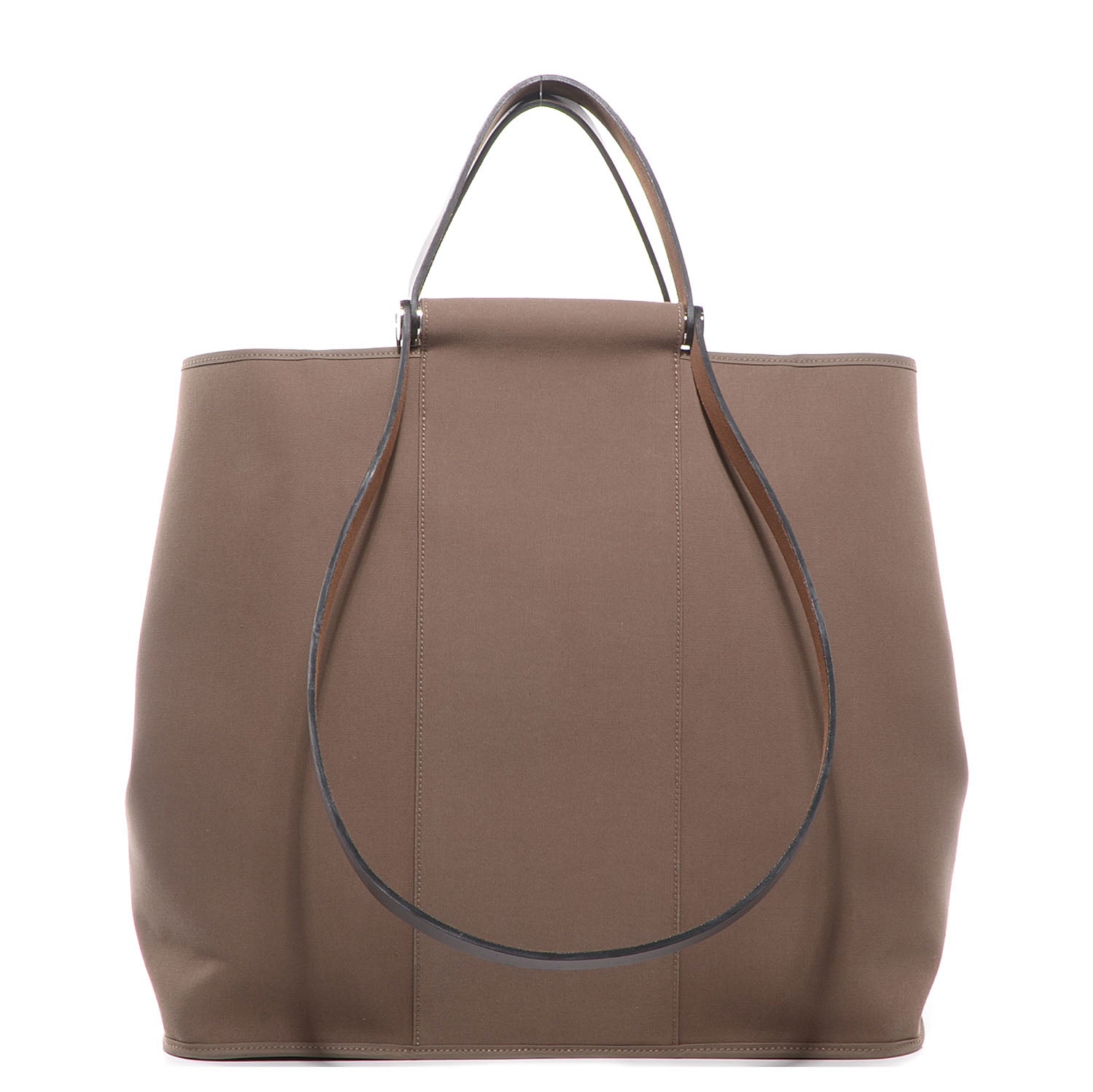 Hermes Toile Cabag Twist 42 GM Etoupe 1 of 11