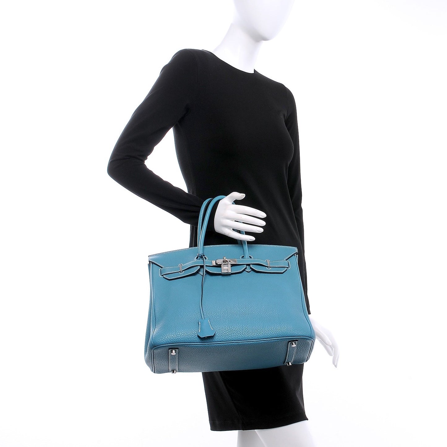 Togo Birkin 35 Blue Jean