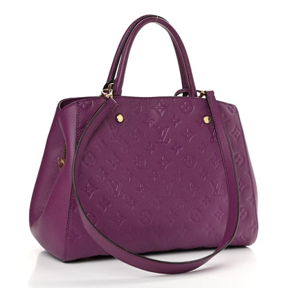 Louis Vuitton Empreinte Montaigne MM Amethyste 3 of 12