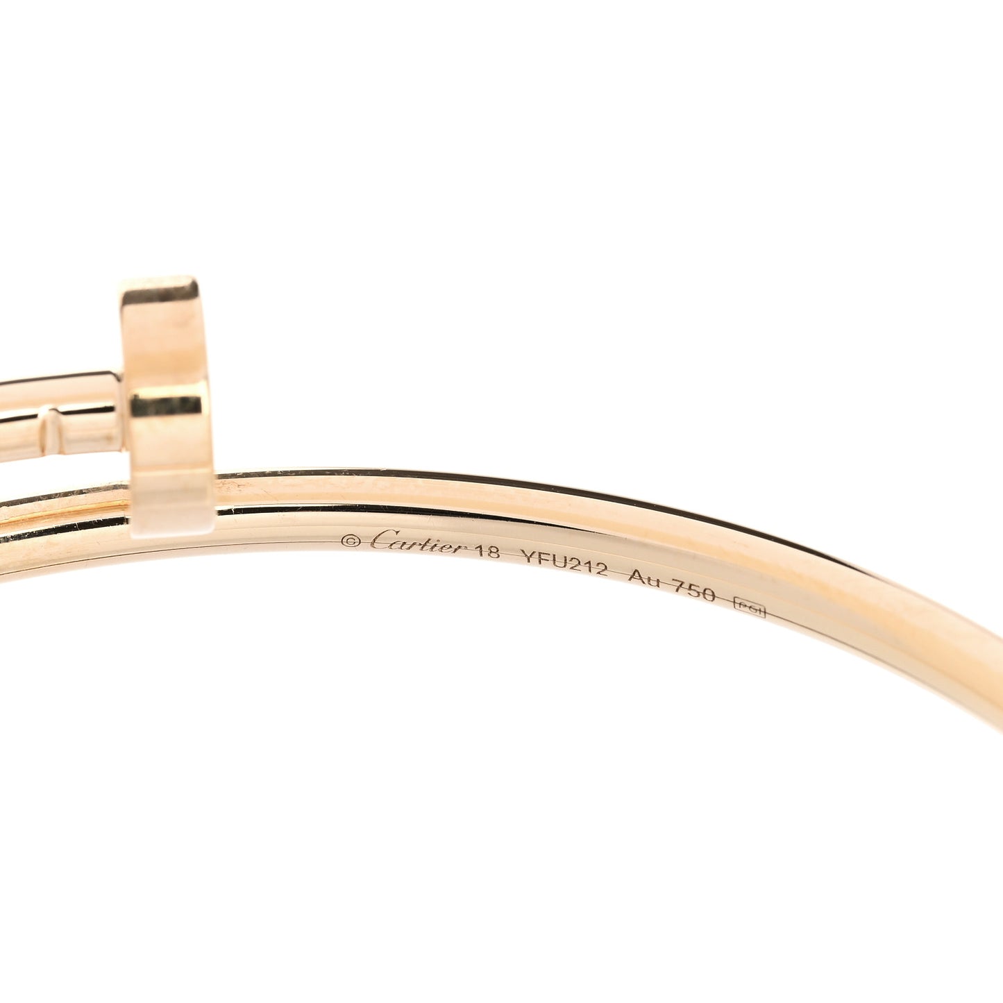 18K Yellow Gold Small Juste Un Clou Bracelet 18