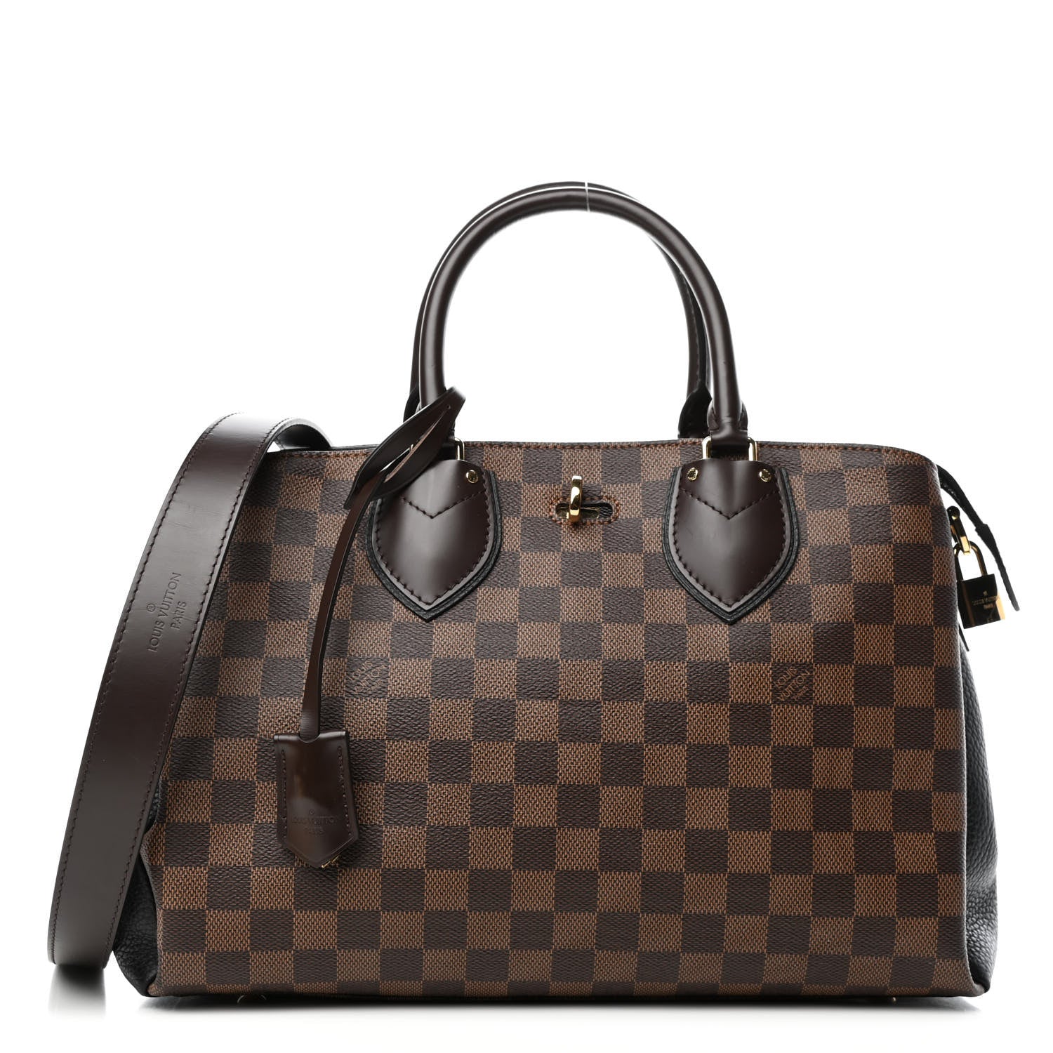 Louis Vuitton Cuir Taurillon Damier Ebene Normandy Black 1 of 4