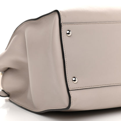 Fendi Vitello Seta Plexiglass Granite Large Peekaboo Iconic Satchel Polvere 9 of 14