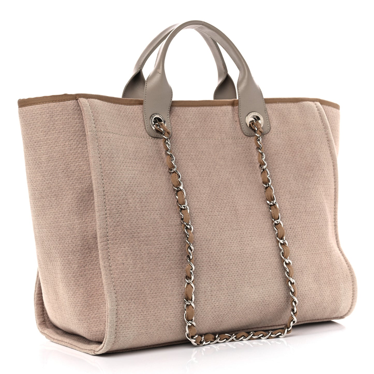 Canvas Medium Deauville Tote Ecru