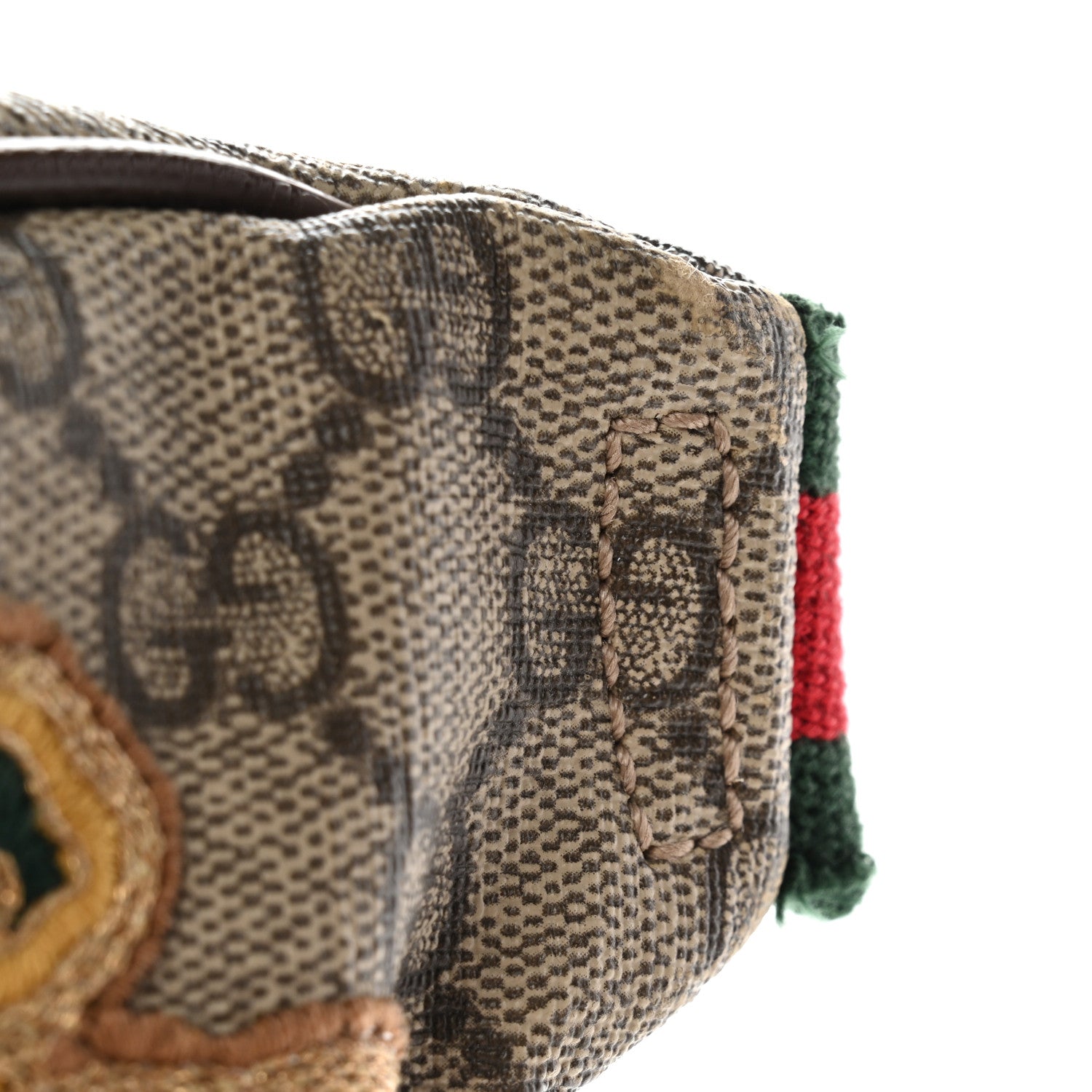 Gucci GG Supreme Monogram Courrier Belt Bag Beige New Acero 14 of 14