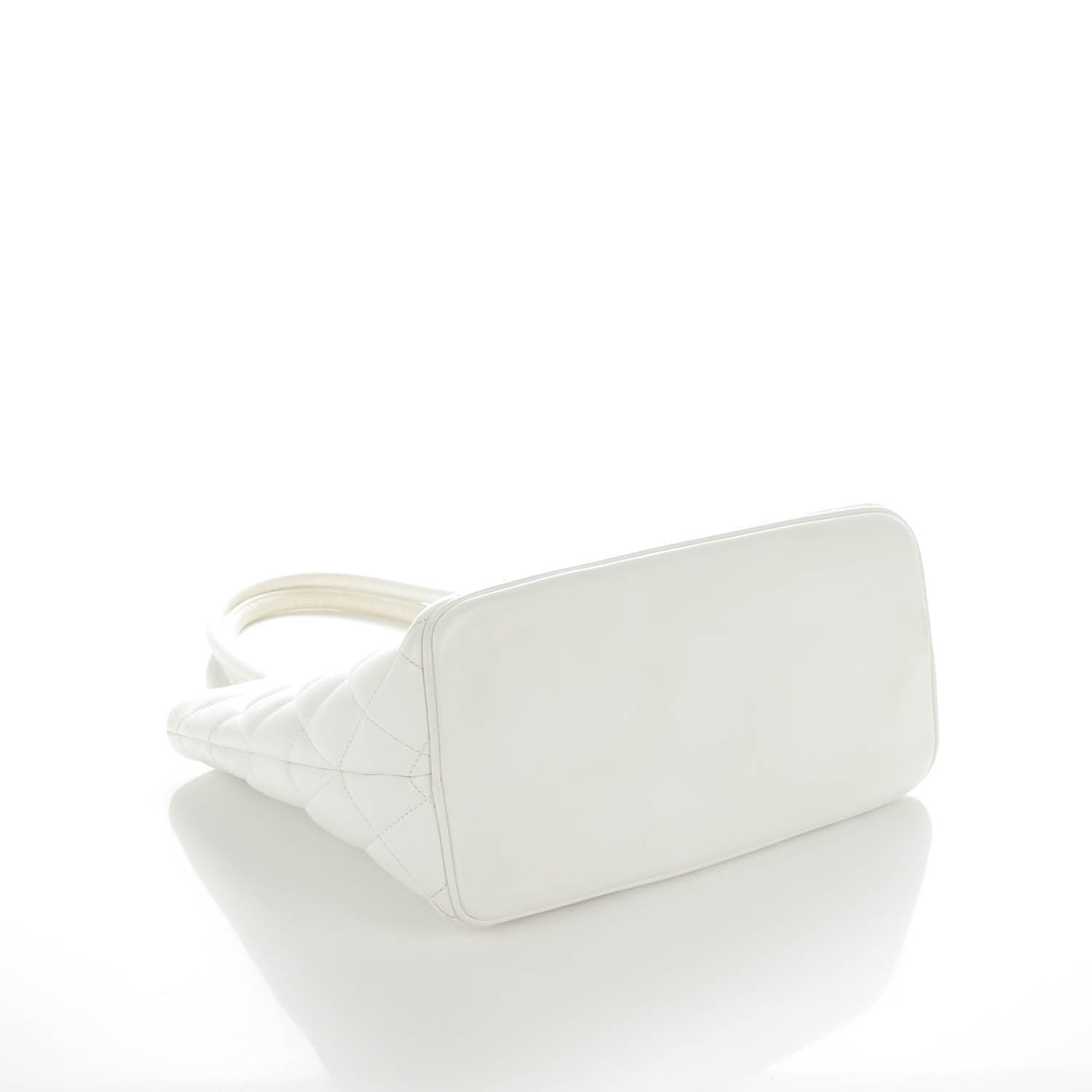Chanel Caviar Quilted Medallion Tote White 4 of 7