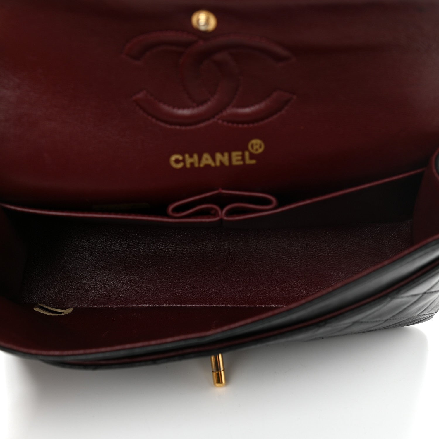 Chanel Lambskin Quilted Small Double Flap Black 5 of 18