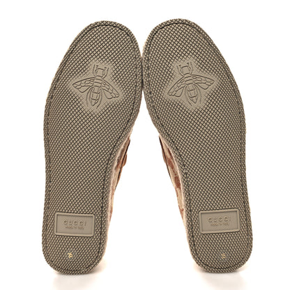 Gucci GG Monogram Womens Fria Horsebit Loafers 35 Beige Ruggine 5 of 10