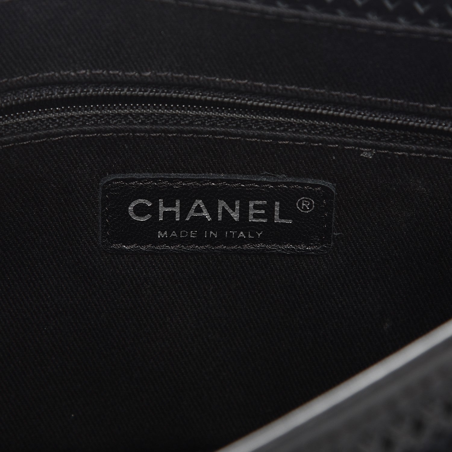 Chanel Perforated Calfskin Large Up In The Air Flap Black 6 of 10