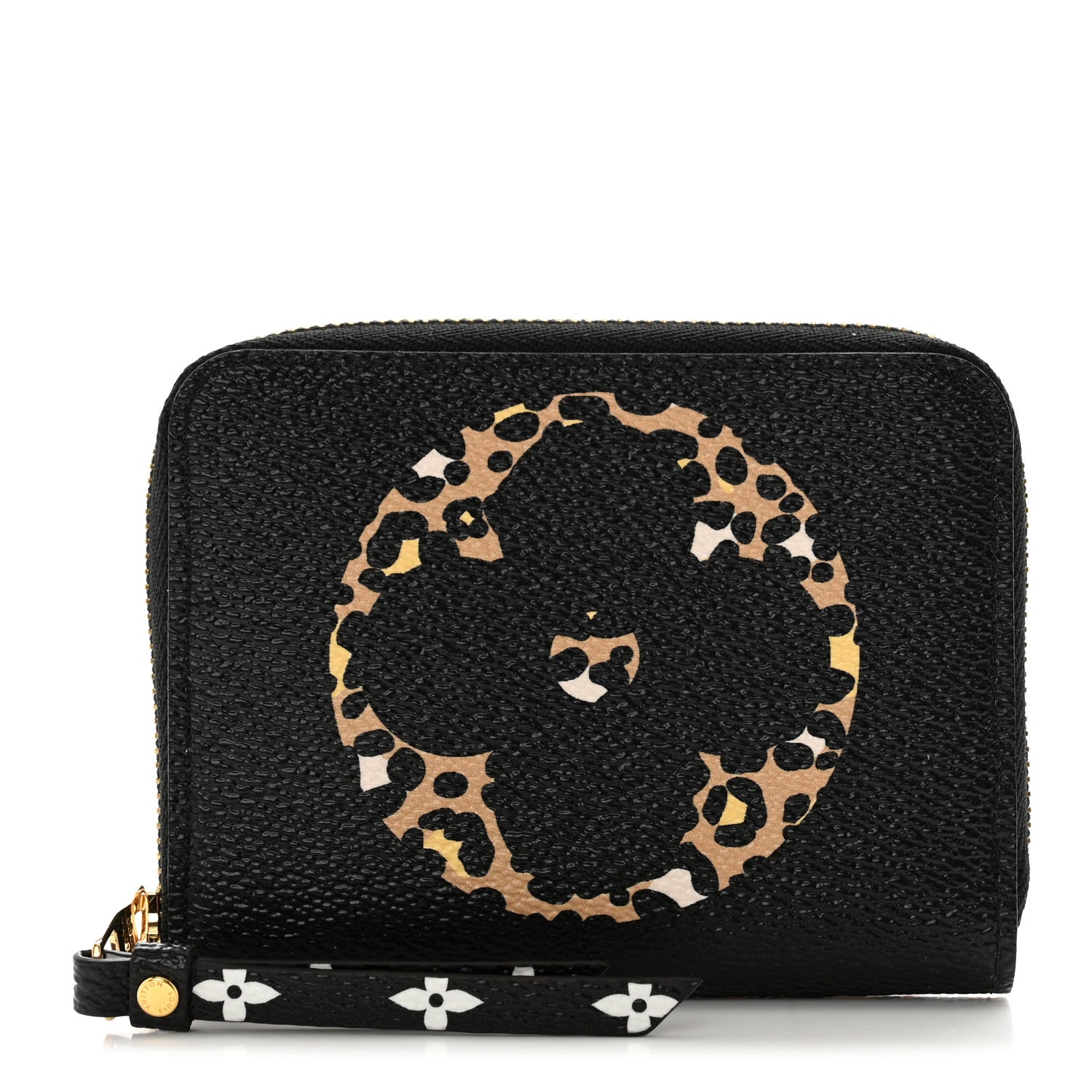 Louis Vuitton Monogram Giant Jungle Zippy Coin Purse Black 1 of 8