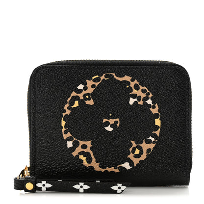 Louis Vuitton Monogram Giant Jungle Zippy Coin Purse Black 1 of 8
