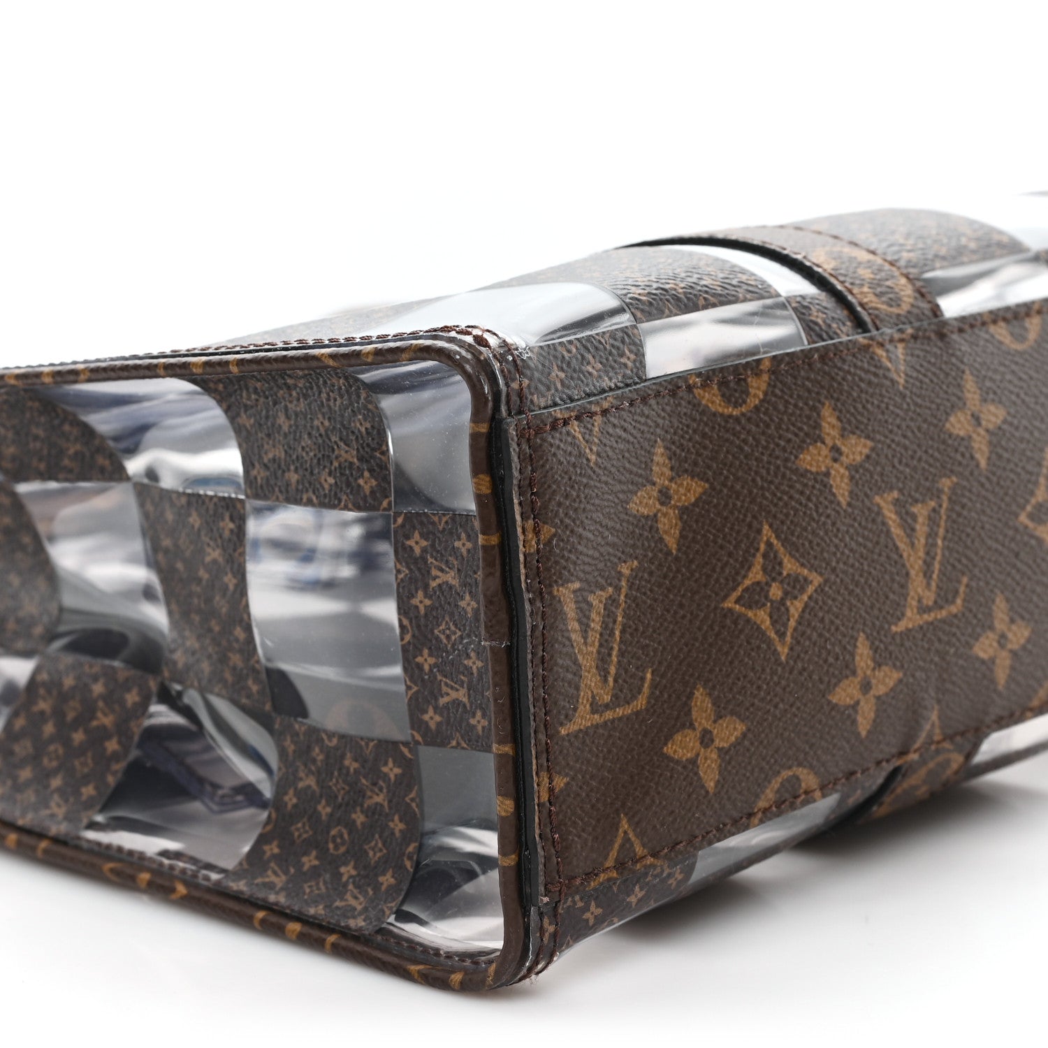 Louis Vuitton PVC Monogram Chess Sac Plat 8 of 9