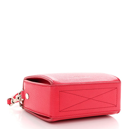Alexander McQueen Silky Amish Grain Calfskin Box Shoulder Bag 19 Red 5 of 10