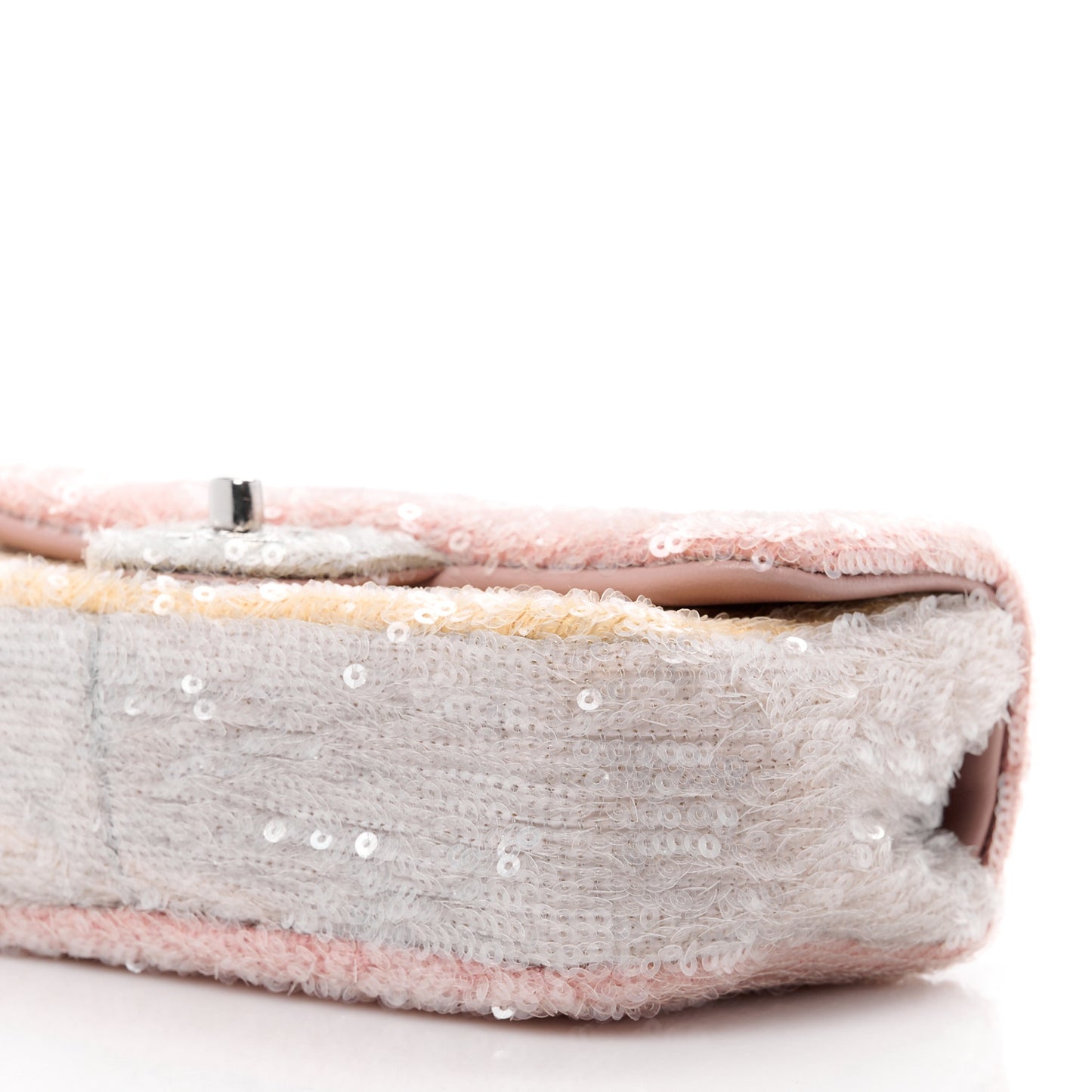 Sequin Mini Waterfall Flap Pink Blue Yellow