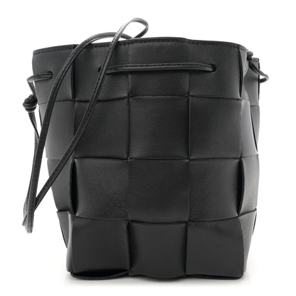 Bottega Veneta Nappa Maxi Intrecciato Cassette Bucket Bag Black 1 of 11