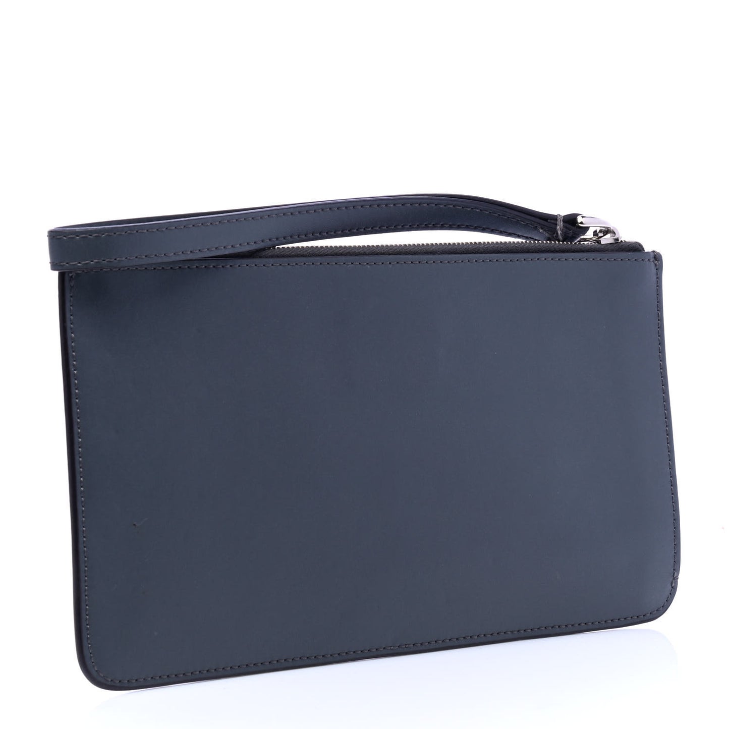 Vitello Liberty Studded Zip Pouch Blueberry Multicolor