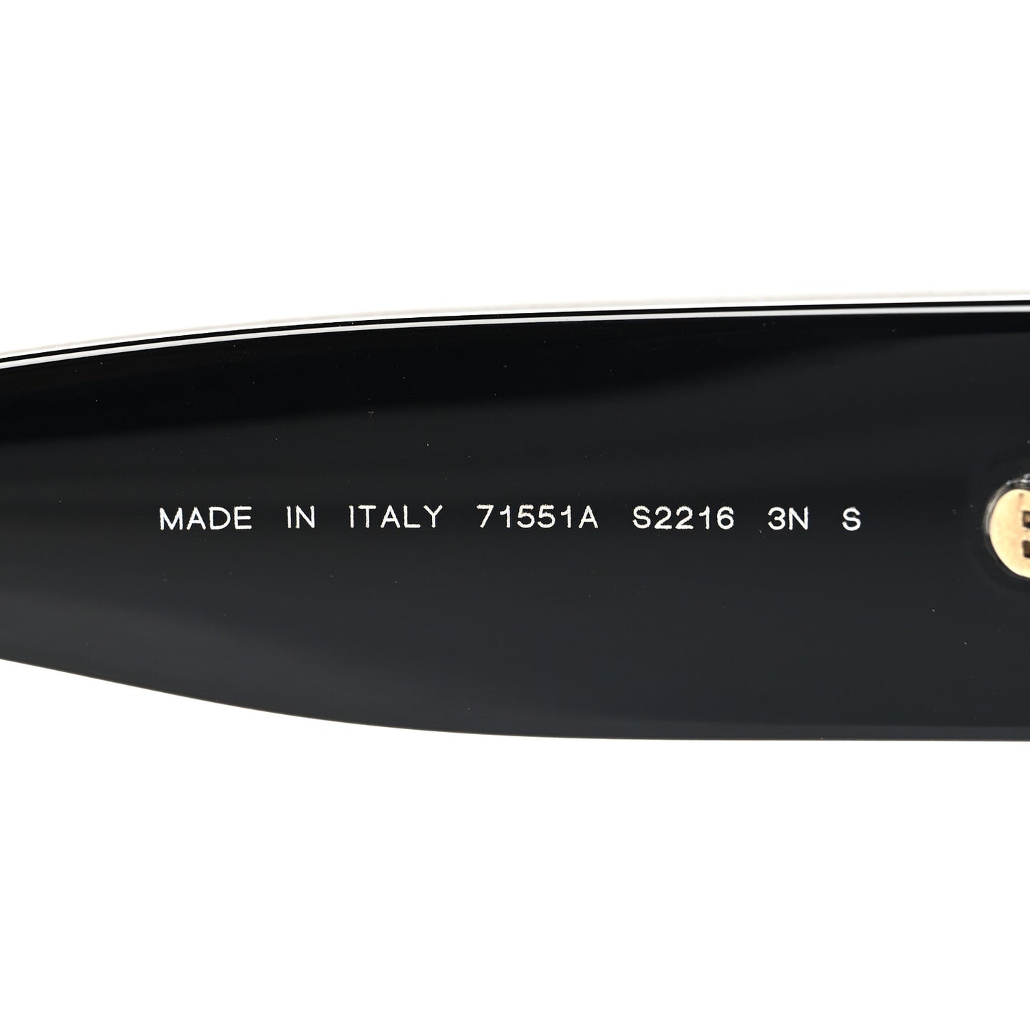Acetate Rectangle Sunglasses 71551A Black