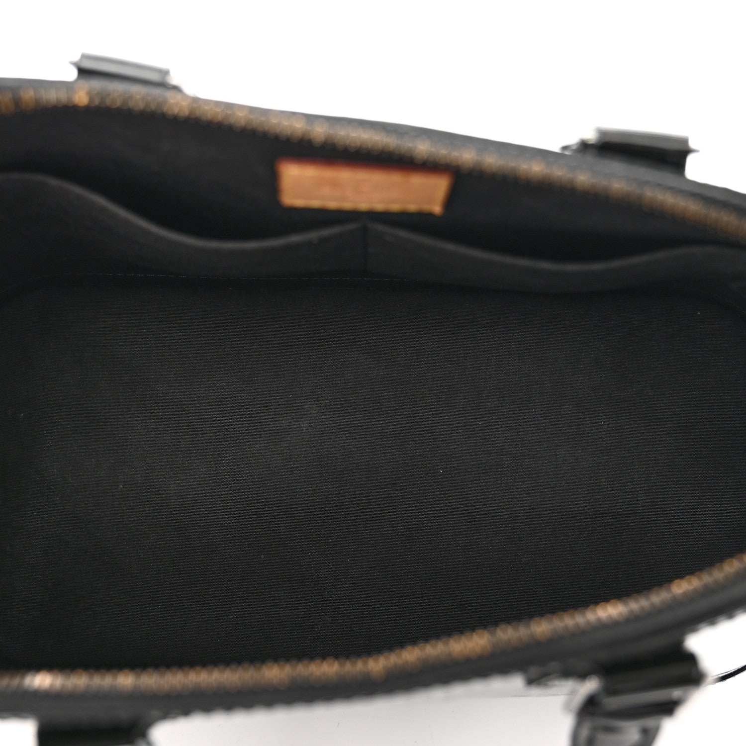 Louis Vuitton Vernis Alma PM Black 6 of 9