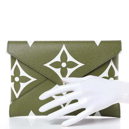 Louis Vuitton Monogram Giant Large Kirigami Pochette Kaki 2 of 8