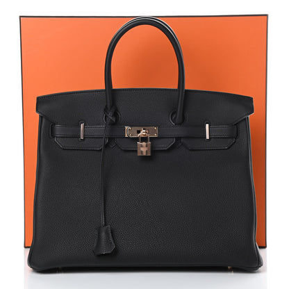 Hermes Togo Birkin 35 Black 11 of 11