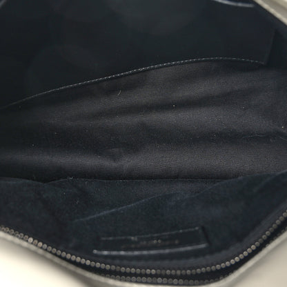 Saint Laurent Crinkled Calfskin Matelasse Monogram Medium Niki Chain Satchel Crema Soft 5 of 9
