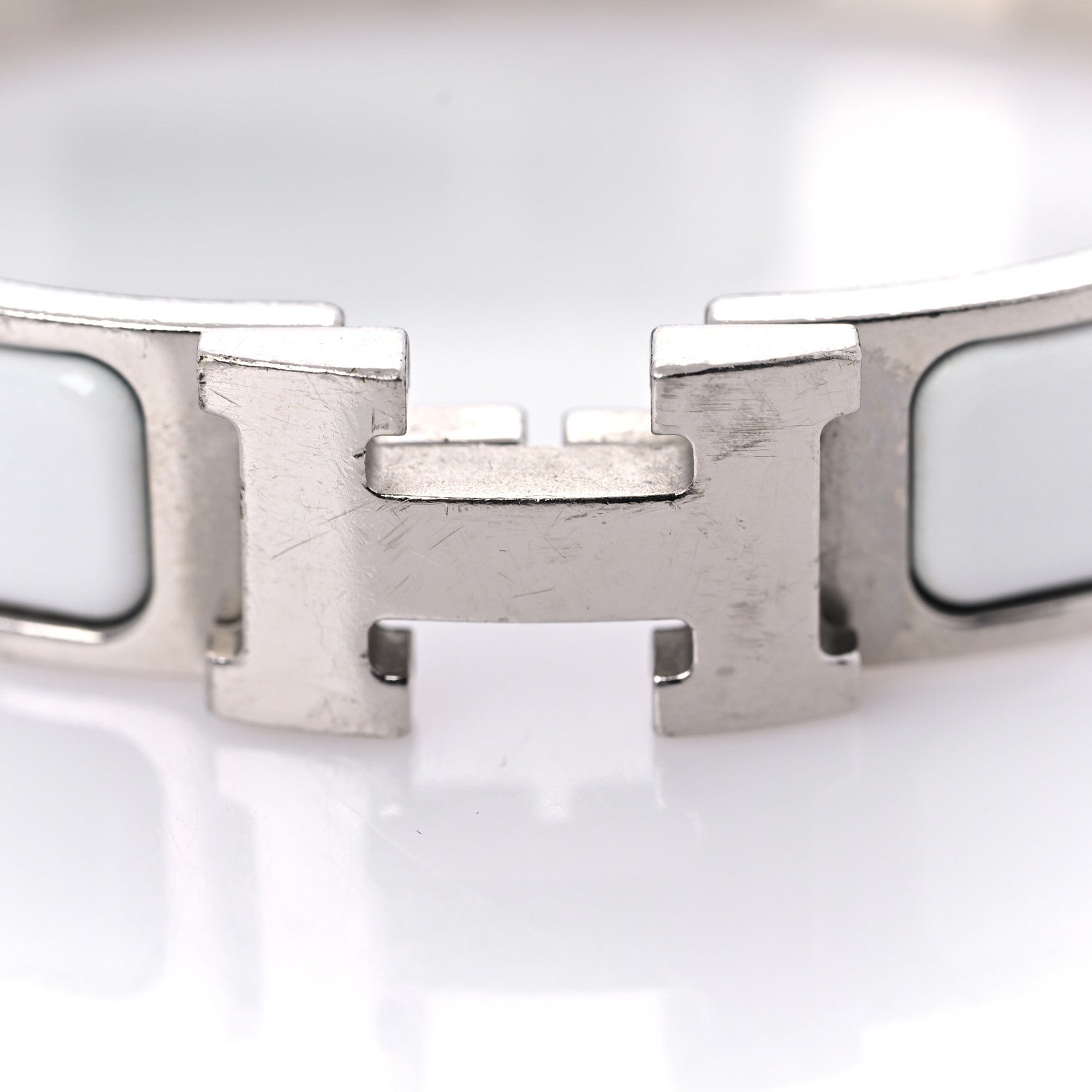 Hermes Enamel Narrow Clic Clac H Bracelet 7 of 8