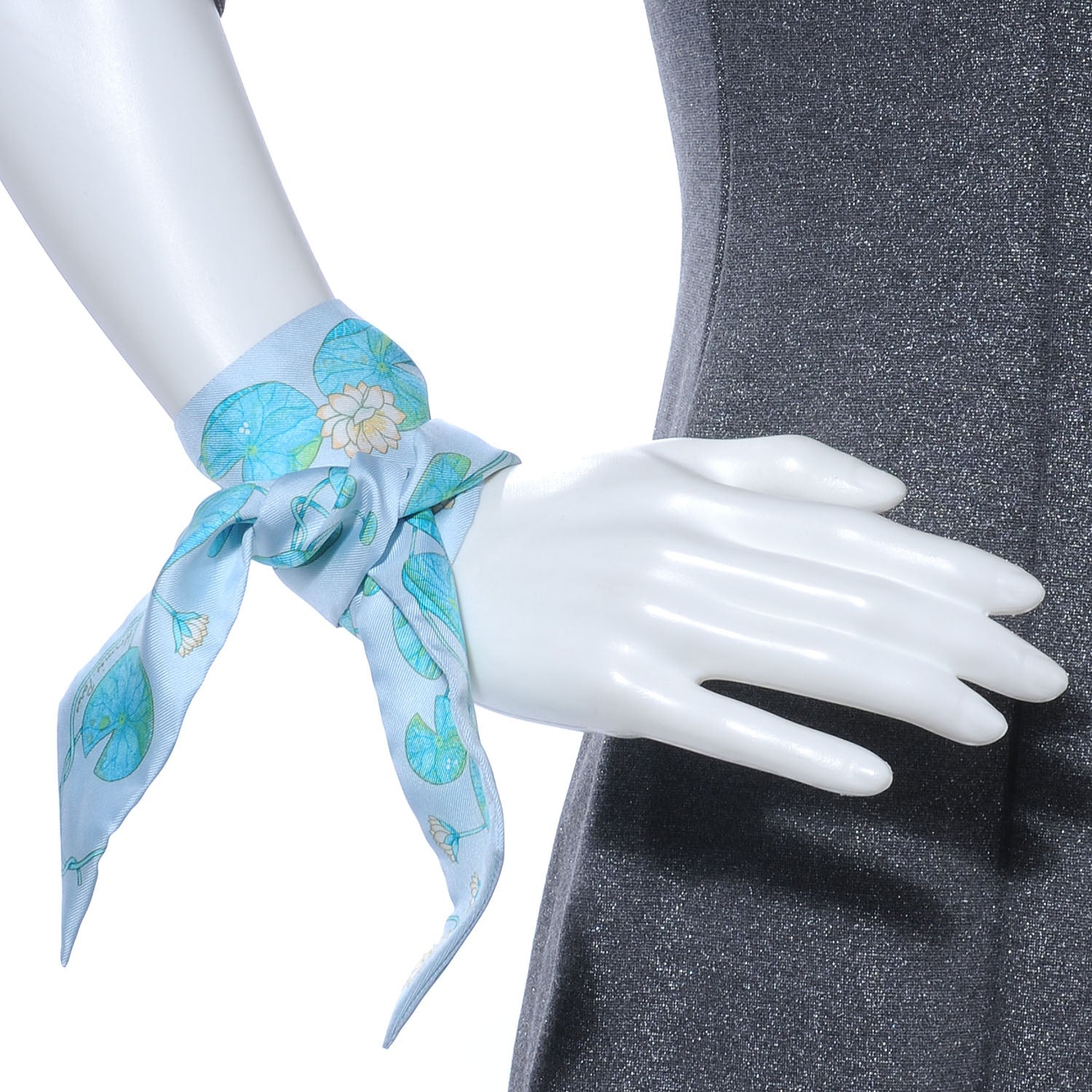Hermes Silk Un Jardin Sur Le Nil Twilly Scarf 2 of 6