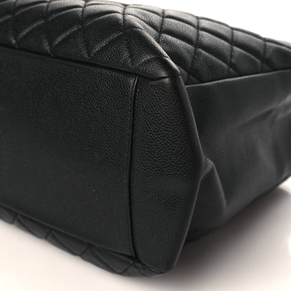 Chanel Caviar Quilted Grand Shopping Tote GST Black 9 of 9