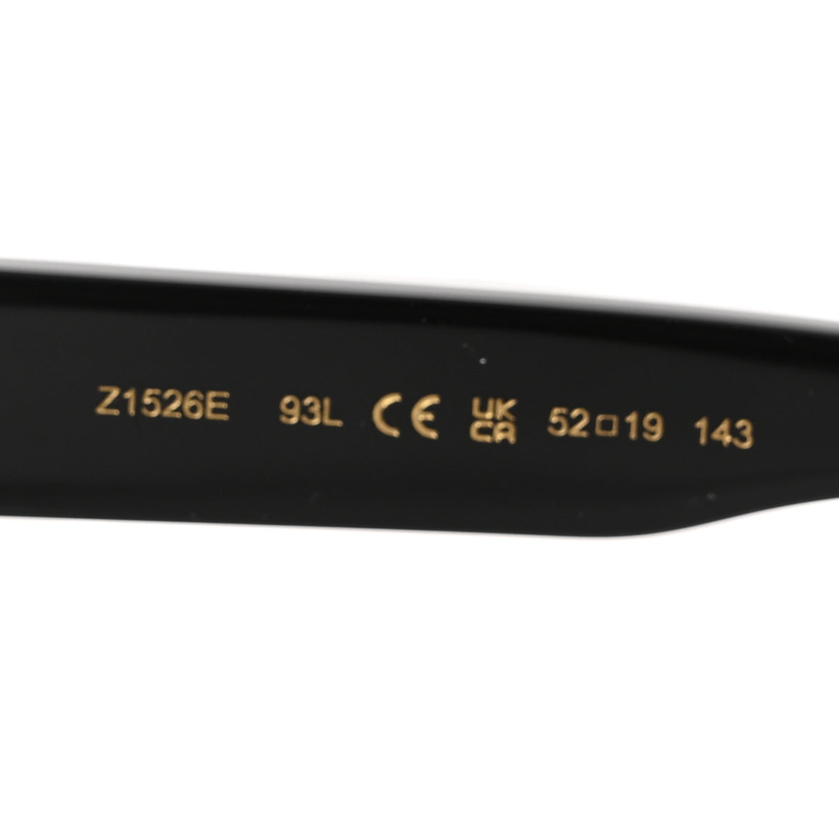 Acetate My Monogram Square Sunglasses Z1526E Black