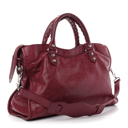 Balenciaga Agneau Giant 12 Rose Gold Hardware City Cassis 2 of 10