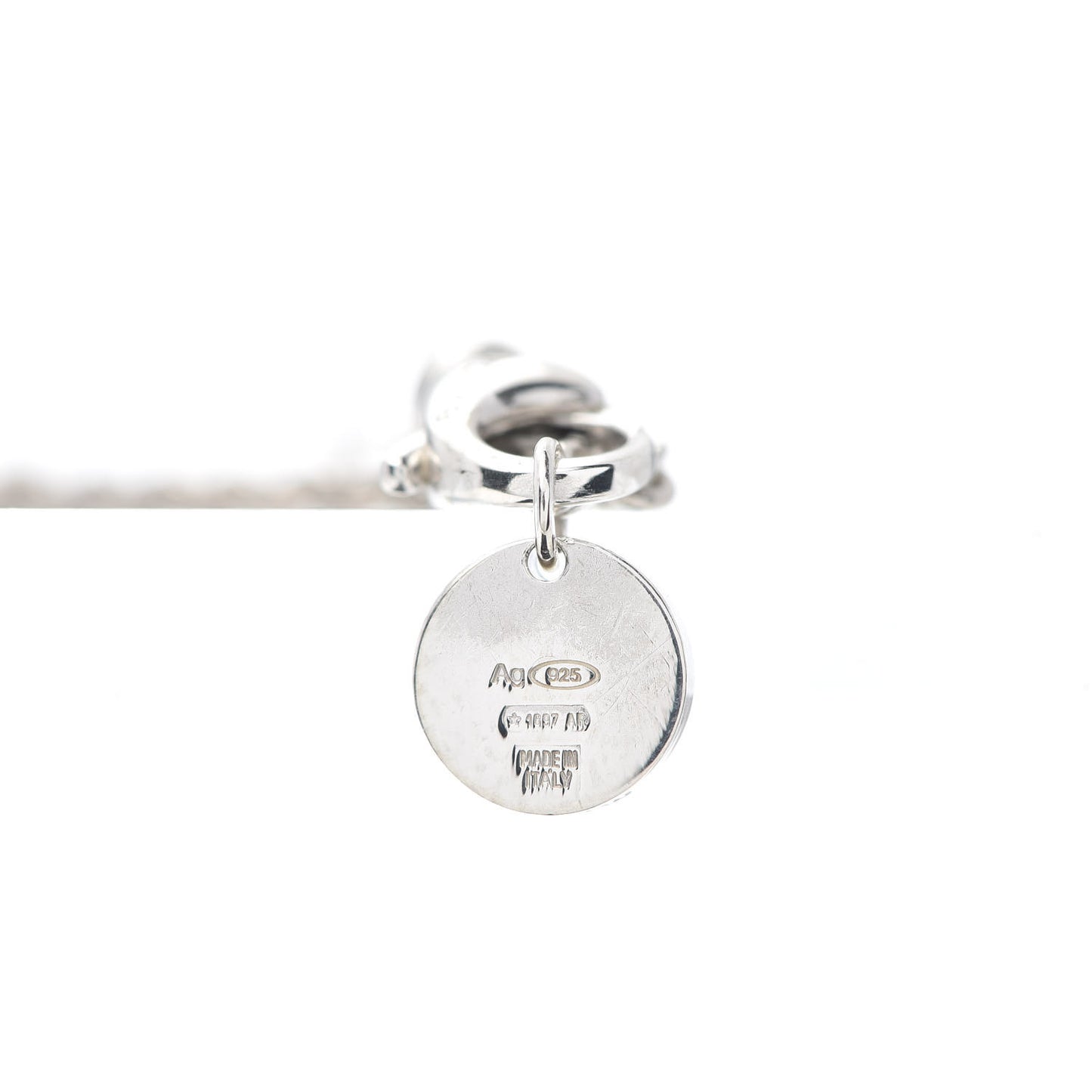 Sterling Silver Black Ceramic Save the Children Bracelet ML