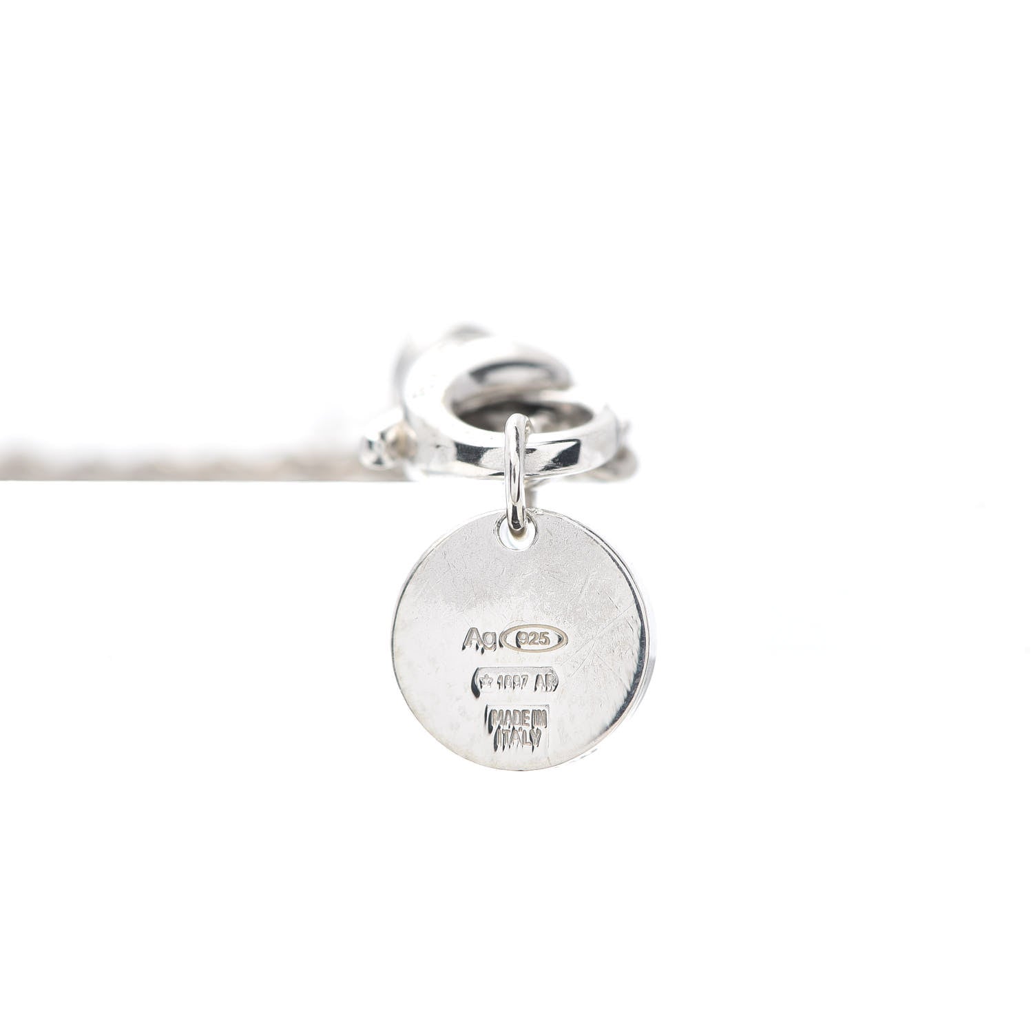 Bulgari Sterling Silver Black Ceramic Save the Children Bracelet ML 5 of 5