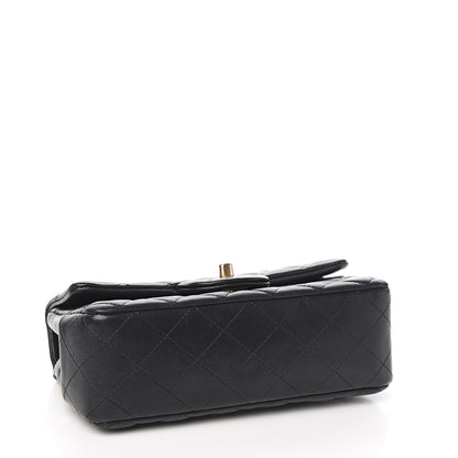 Chanel Lambskin Quilted Mini Rectangular Flap Black 3 of 11
