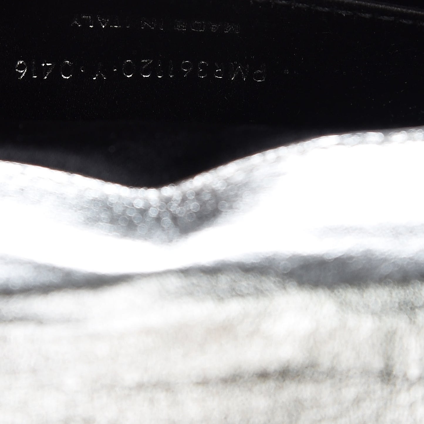 Metallic Calfskin Monogram Large Belle De Jour Clutch Silver