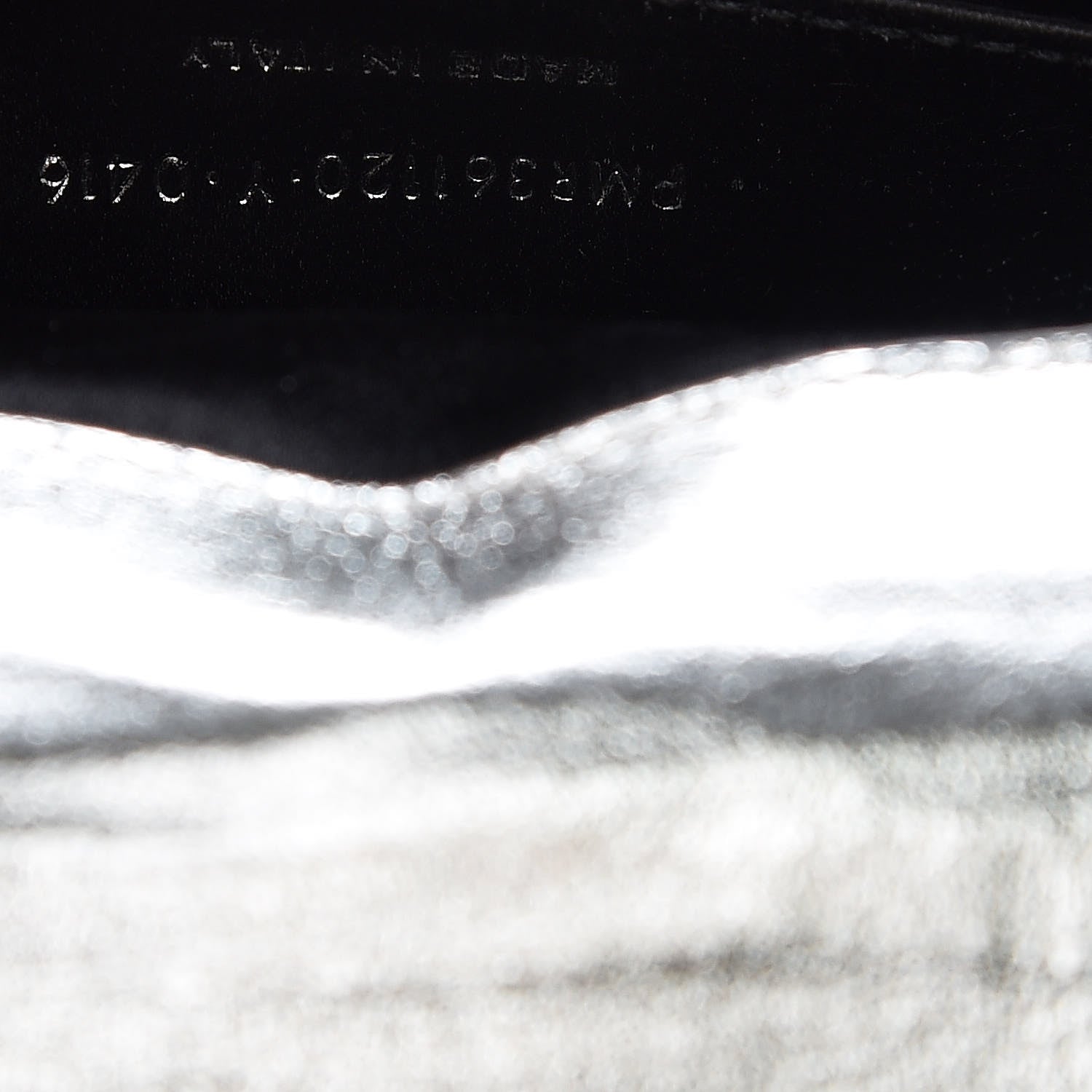 Saint Laurent Metallic Calfskin Monogram Large Belle De Jour Clutch Silver 9 of 9