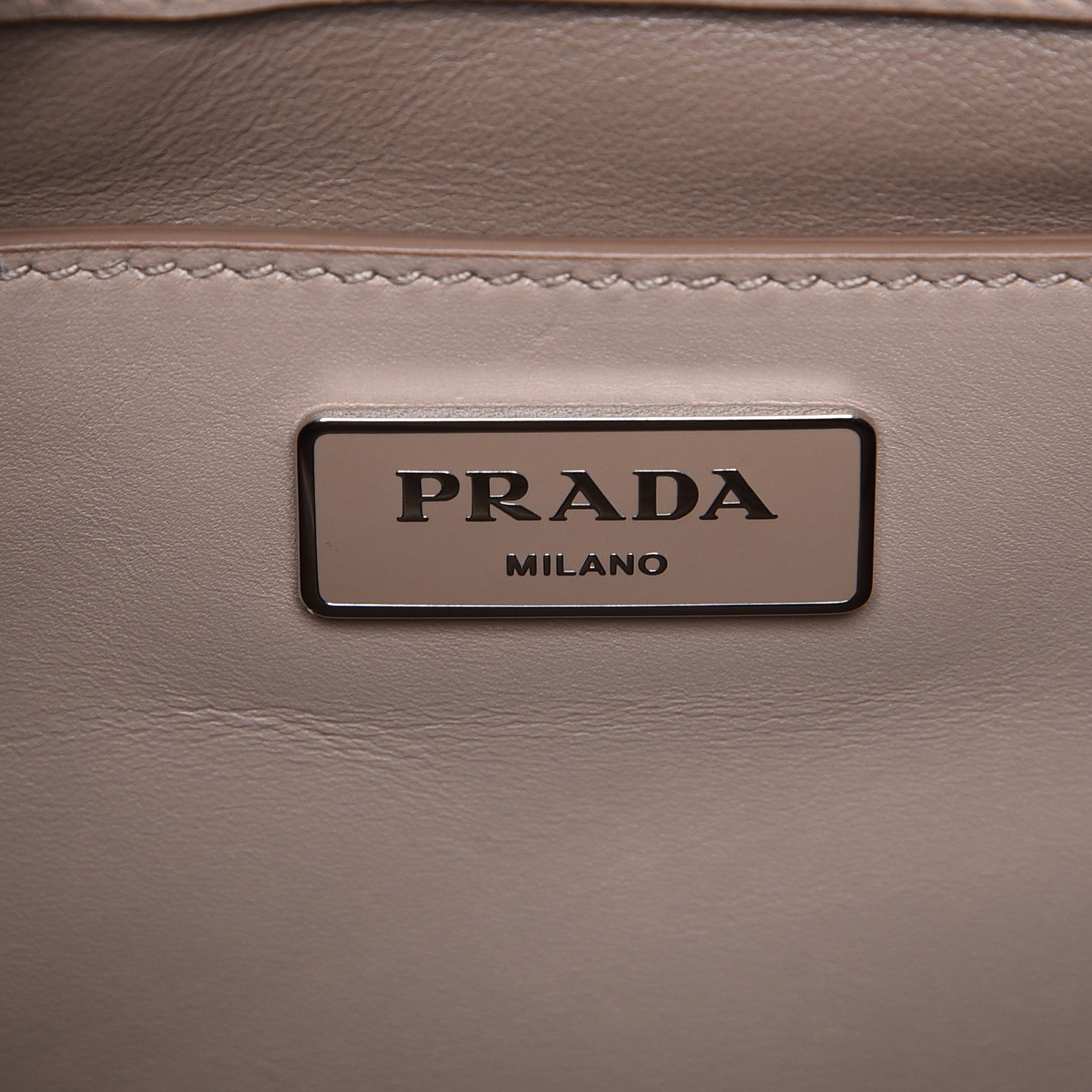 Prada City Calf Shopping Tote Cammeo 7 of 9