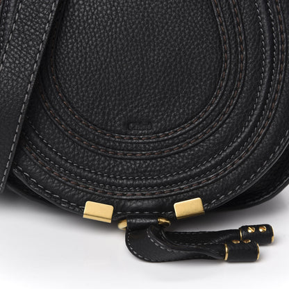 Chloe Calfskin Mini Marcie Round Crossbody Bag Black 10 of 10