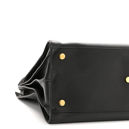 Saint Laurent Calfskin Large Sac De Jour Carryall Black 10 of 19