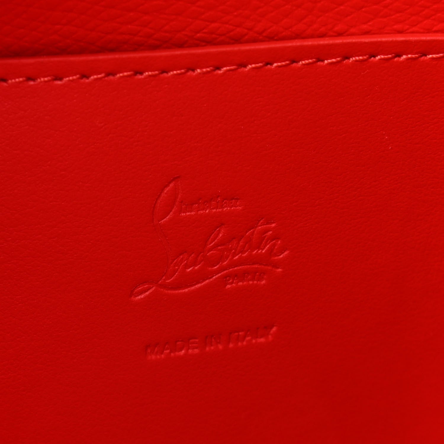 Christian Louboutin Calfskin Spiked Small Cabarock Shopper Tote Poupee 11 of 21