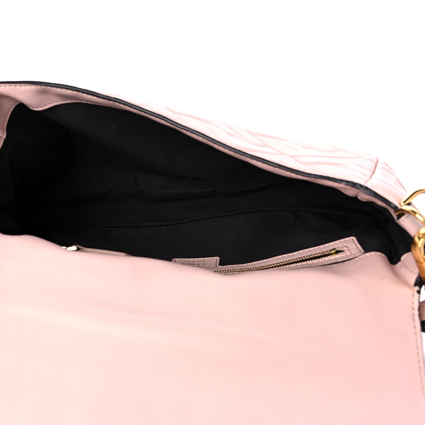 Nappa FF 1974 Embossed Baguette Rosa Quarzo