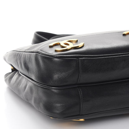 Chanel Lambskin CC Shoulder Bag Black 12 of 13