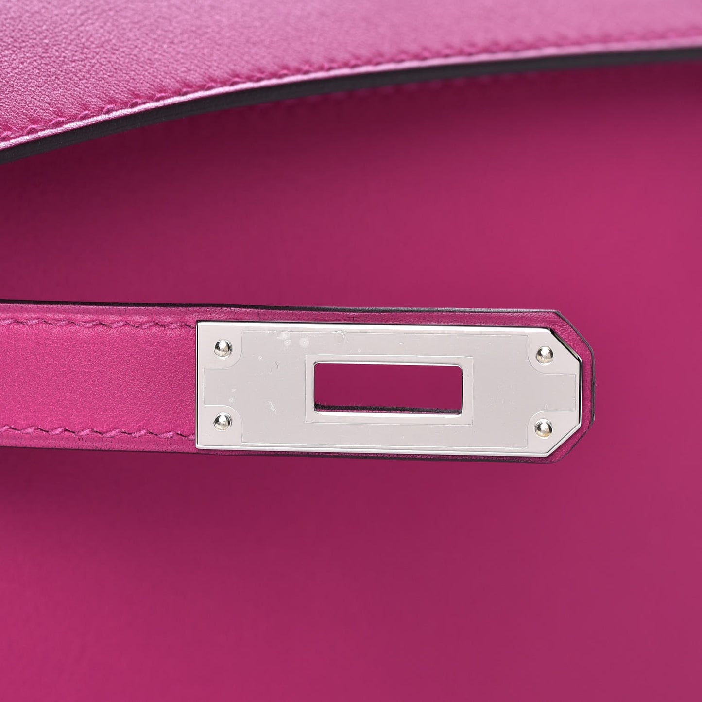 Swift Kelly Cut Clutch Pochette Rose Pourpre