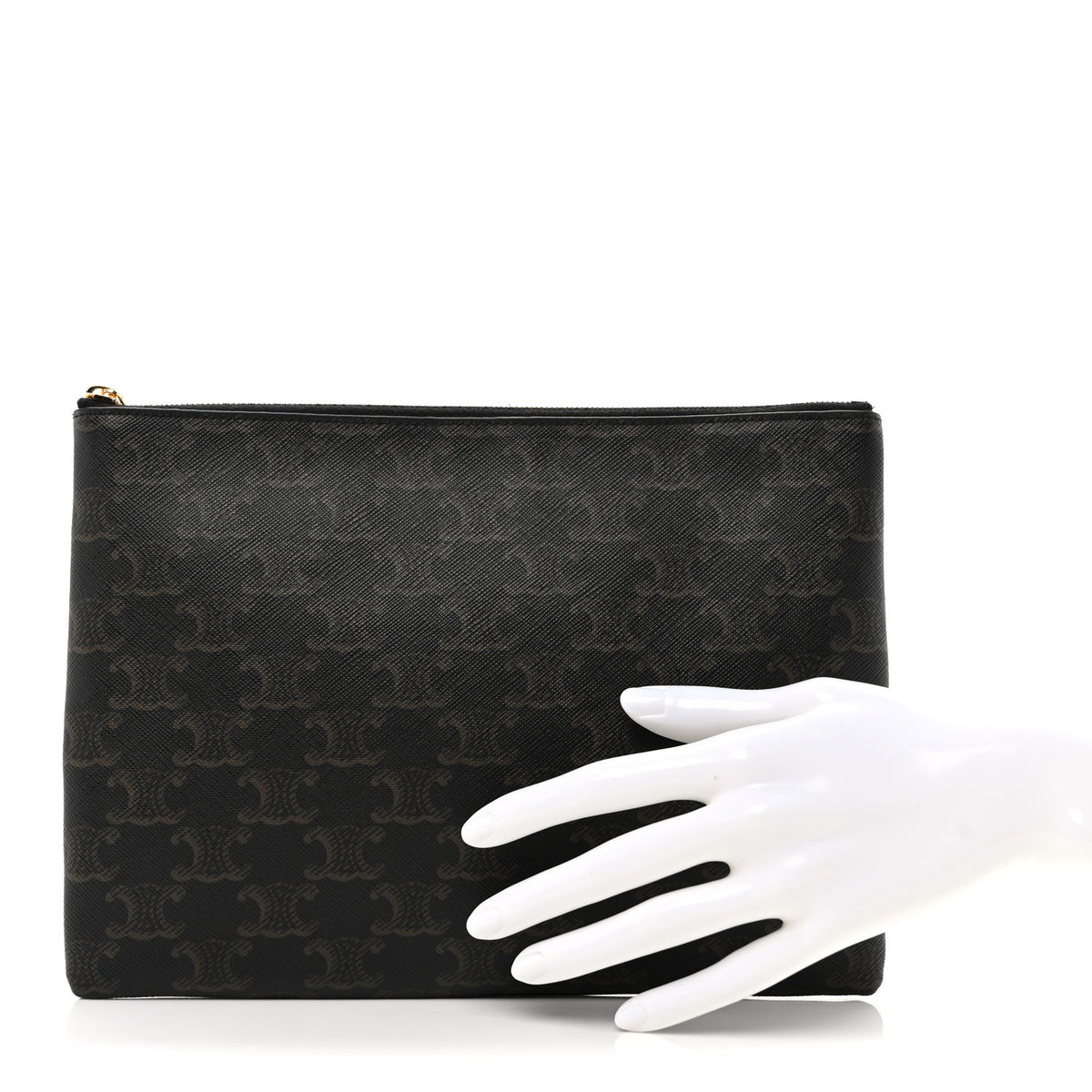 Triomphe Canvas Pouch Black