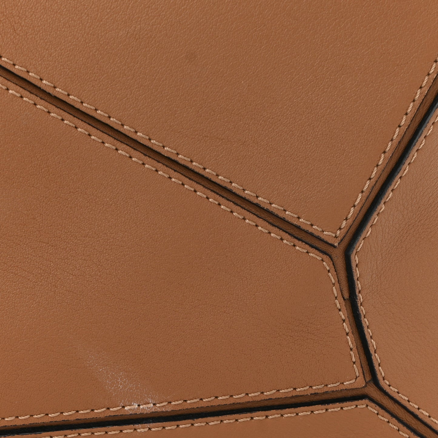Calfskin Large Puzzle Bag Tan