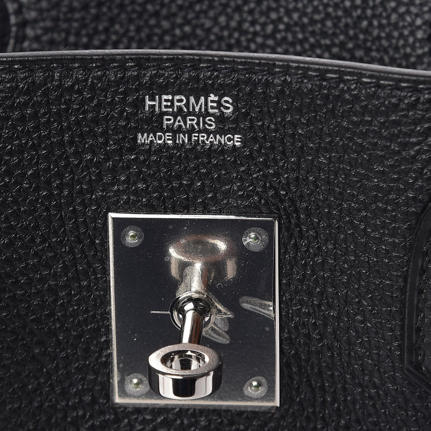 Taurillon Clemence Birkin 30 Black