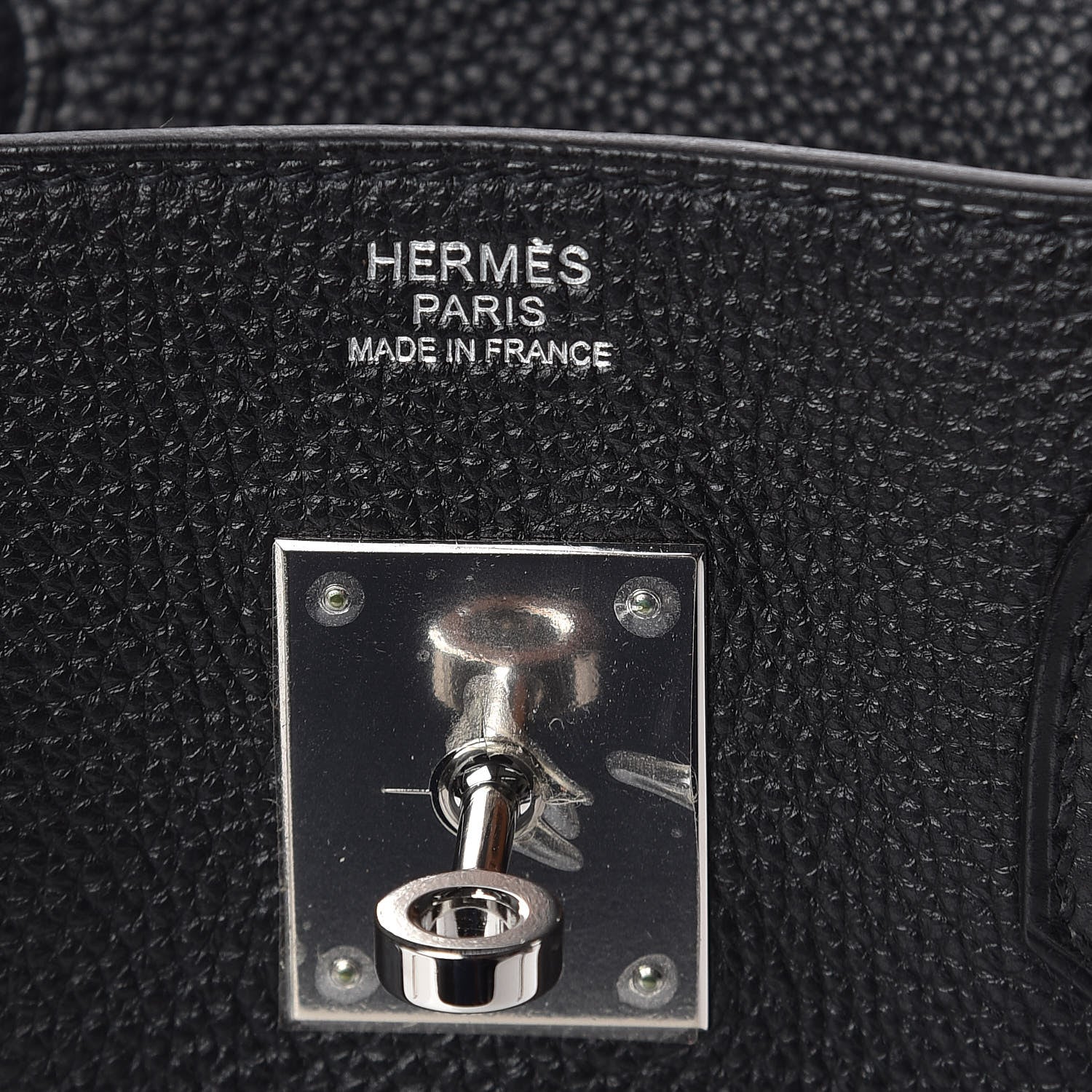 Hermes Taurillon Clemence Birkin 30 Black 8 of 11