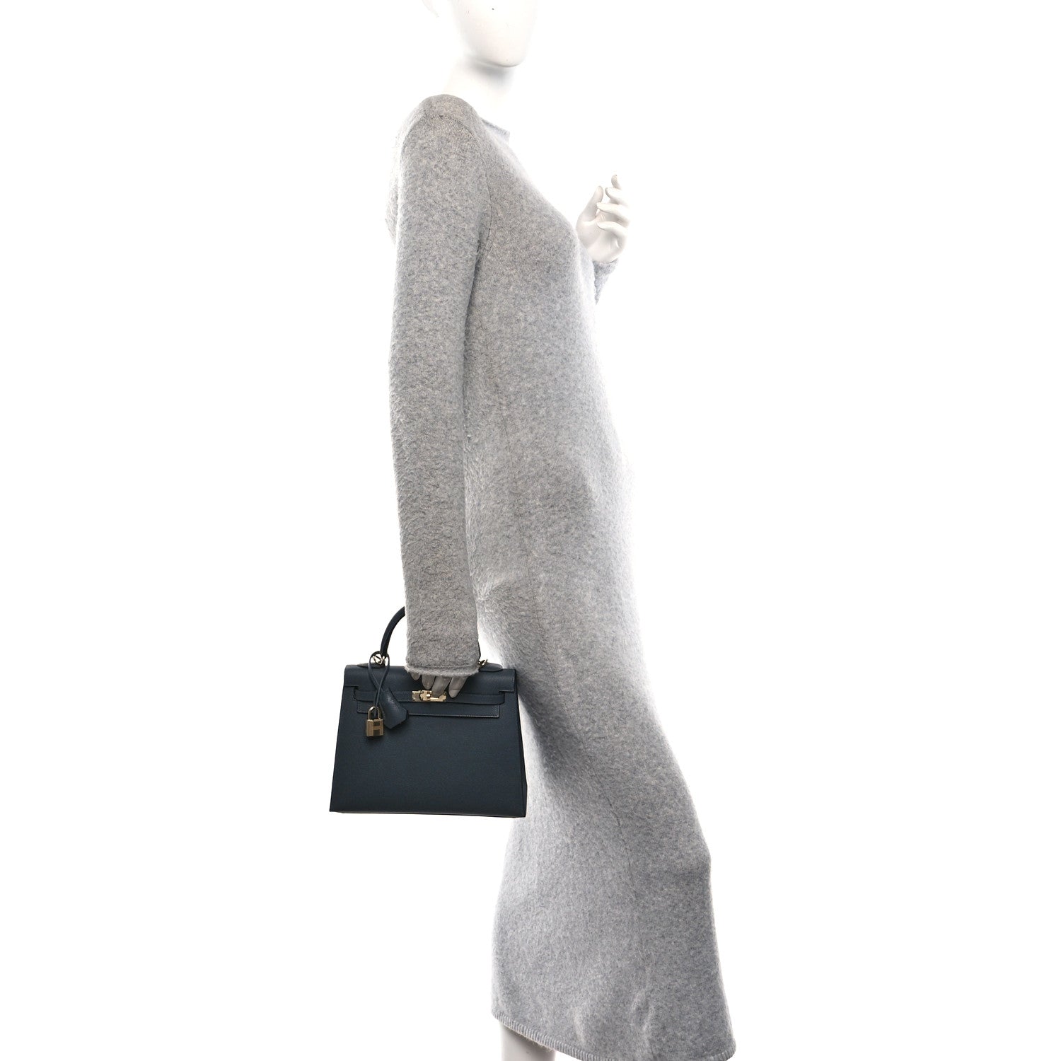 Hermes Epsom Kelly Sellier 25 Gris Misty 2 of 11
